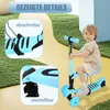 2-in-1 Kinder Roller Scooter mit Abnehmbarem Sitz Produktbild-Vorschau 4
