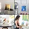 Belle Vous 4 Stk Kleine Staffelei Holz Tisch mit Leinwand Produktbild-Vorschau 5