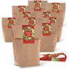 25 braune natur weihnachtliche Verpackung Geschenk-Tüten Produktbild-Vorschau 4
