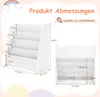 COSTWAY Scaffale per bambini con 4 ripiani, libreria per Anteprima dell’immagine prodotto 3