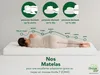 Matelas ergonomique 7 zones en mousse froide | 80 x 200 cm Voir les images du produit 5