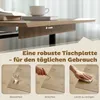 HOMCOM Esstisch ausziehbar 140/180 x 80 cm Esszimmertisch Produktbild-Vorschau 8