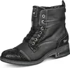 Mustang Damen Boot Stiefelette Prägemuster 7-Loch-Schnürung Produktbild-Vorschau 41
