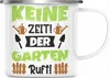 Trendation - Gärtner Emaille Tasse Geschenk Spruch Garten Produktbild-Vorschau 1
