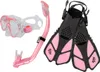 Set snorkeling per bambini ACRA 3in1, rosa, maschera, Anteprima dell’immagine prodotto 1