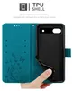 Cadorabo Hülle für Google PIXEL 6A in FLORAL BLAU Produktbild-Vorschau 5