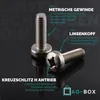 AG-BOX Linsenschrauben M5x35 mit Kreuzschlitz "H" DIN 7985 Produktbild-Vorschau 3