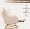 MODFU Schaukelstuhl mit versteckter Fußstütze,Relaxsessel Produktbild-Vorschau 6