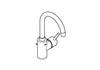 Grifo monomando para lavabo Grohe Concetto, modelo 32629_2, Vista previa de la imagen del producto 11