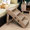 GOPLUS Hundetreppe 4 Stufen, Klappbar & Tragbar Tiertreppe Produktbild-Vorschau 6