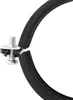 A close-up of a metal pipe clamp with a rubber lining. Produktbild-Vorschau