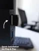 Schwaiger Tastatur kabellos USB 2.0A Schwarz Anteprima dell’immagine prodotto 6
