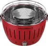 A red LotusGrill S charcoal grill is shown against a white background. Podgląd zdjęcia produktu