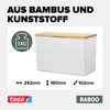 tesa Baboo Badorganizer XL Bambusdeckel Wandmontage ohne Produktbild-Vorschau 3