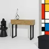 Stůl HowHomely Počítačový stůl 80x100x35 cm Pracovní stůl Náhled obrázku produktu 4