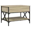 Couchtisch Sonoma-Eiche 70x50x50 cm Holzwerkstoff und Produktbild-Vorschau 1
