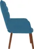 vidaXL Fauteuil relax bleu velours Voir les images du produit 3