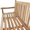 VCM 3-Sitzer Gartenbank Parkbank | hochwertig | Teak Holz Produktbild-Vorschau 4