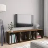 vidaXL Bücherschrank/TV-Schrank Eichen-Optik 143x30x36cm Produktbild-Vorschau 2