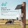 4G / LTE PTZ caméra de surveillance solaire 3MP avec carte Voir les images du produit 2