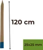 50 Piquets en Bois Hêtre 25x25 mm – Longueur 120 cm – Voir les images du produit 2