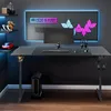 JOIEYOU Schreibtisch Gaming Tisch 160x60cm Höhenverstellbar Produktbild-Vorschau 3