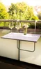 Balkon Klapptisch weiß Balkontisch Gartentisch Hängetisch Produktbild-Vorschau 1