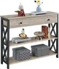 A console table with decorative items on it, against a white background. Produktbild-Vorschau