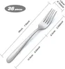 Gabeln, 36 Stück Edelstahl Gabel Set, 7,1", Produktbild-Vorschau 2