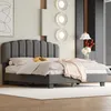 MODFU Polsterbett 140 x 200 cm mit Lattenrost, Doppelbett Produktbild-Vorschau 3
