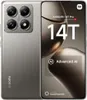 A marketing image of the Xiaomi 14T Pro smartphone, showing its rear camera array and a promotional graphic on the screen. Voir les images du produit