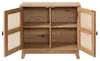 CALICOSY - Buffet 2 portes avec cannage en rotin L80 cm - Voir les images du produit 4