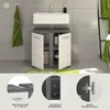 Mobile base lavabo Blake argento fumé / bianco Anteprima dell’immagine prodotto 7
