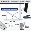 4X PV Halterung 118cm Solarmodul Balkonkraftwerk Flachdach Produktbild-Vorschau 5