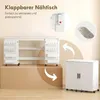 HOMCOM Klappbarer Nähtisch mit 2 Magnettüren und 4 Boxen, Produktbild-Vorschau 5
