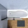 Duschspa 100x140cm 2-teilig Faltwand Schwarz Produktbild-Vorschau 4