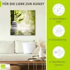 ARTland Leinwandbild Asiatische Spa Steine Größe: 40x40 cm Produktbild-Vorschau 2