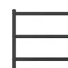 A close-up view of a black metal bed frame with multiple horizontal bars, against a white background. Náhľad obrázku produktu