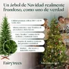 FairyTrees Árbol de Navidad Artificial 220cm Bávaro Slim Vista previa de la imagen del producto 6