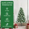 vidaXL Künstlicher vorbeleuchteter Weihnachtsbaum Grün 120 Produktbild-Vorschau 6