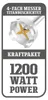 Gastroback 40972, Ponorný mixér, 0,5 l, 1 m, 1200 W, Černá, Náhled obrázku produktu 11