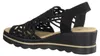 Rieker Damen Sandalette Schwarz Voir les images du produit 31