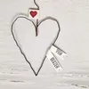 Good old friends Herz Draht Metall Anhänger Liebe Love Produktbild-Vorschau 4