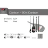 F2  SUP Paddel 40% Carbon Paddle 3-teilig 178-220cm Schwarz Produktbild-Vorschau 4