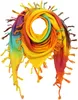 Palituch - bunt-batik 09 - Kufiya PLO Tuch Produktbild-Vorschau 1