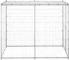 vidaXL Outdoor-Hundezwinger mit Dach Verzinkter Stahl Produktbild-Vorschau 4