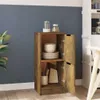 vidaXL Príborník údený dub 30x30x70 cm odvodený výrobok z Náhľad obrázku produktu 3