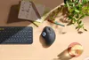 A desk setup with a keyboard, mouse, notebook, pen, and plant. Anteprima dell’immagine prodotto