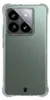 A clear protective case for a smartphone, showing the back of the phone with its camera module and a small logo at the bottom. Produktbild-Vorschau