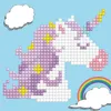 Diamond Dotz einhorn diamond painting bastelset 9x9 cm - Produktbild-Vorschau 1